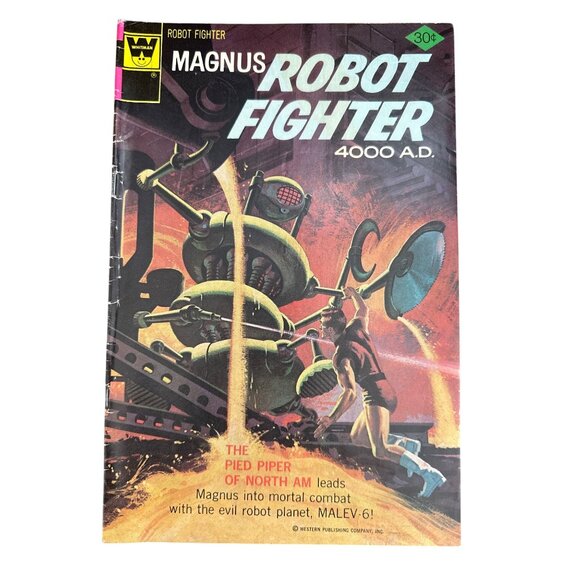 Whitman Magnus Robot Fighter 4000 A.D. #45 Comic Western Publishing 1976 Vintage - Picture 1 of 4